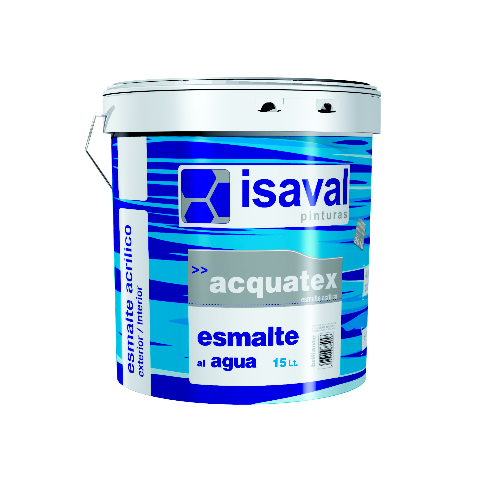 Матовая акриловая эмаль на водной основе Акватекс Isaval 4л